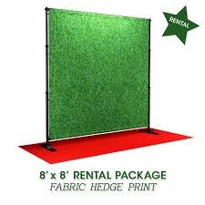8x8 Hedge Wall Backdrop