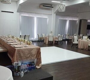 White Dance Floor 24 x 24