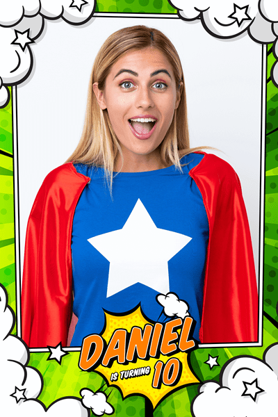 AI Photo booth trading card